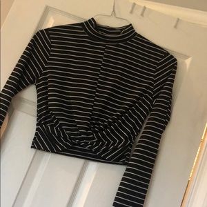Topshop crop long sleeve